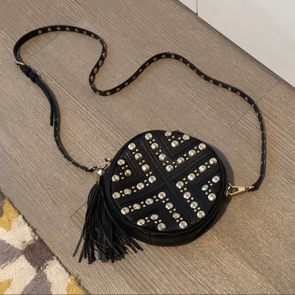 Rebecca Minkoff Round Studded Bag with Tassel